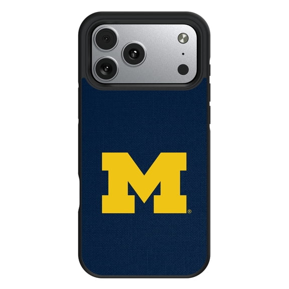 Michigan Wolverines iPhone Solid Design Bump Case