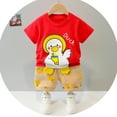 thumbnail image 4 of Xudanell Toddler Boy Summer Clothes Cartoon Graphic Print Toddler Suit Baby Boy Clothes, 4 of 7