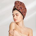 thumbnail image 5 of Xecao American Football1 Print Hair Towel, Hair Turbans for Wet Hair, Drying Hair Wrap for Curly Hair Women,Coral Velvet Dry Hair Cap,Dry Hair Hat, 5 of 6