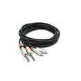 thumbnail image 2 of 20' Pro Stereo Dual REAN 1/4" TS Male to RCA Male Stereo Audio Cable, 2 of 2