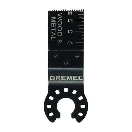 Dremel MM422 Multi-Max 3/4 inch Flush Cut Oscillating Tool Blade for Wood, Metal, Plastic, and