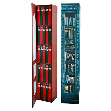 New Arrivals 2Pack Mini Book Ornament Advent Calendar, Christmas Calendar