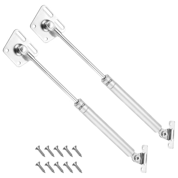 Uxcell 44LB/200N Gas Struts, 11.4 inch Spring Shocks Lift Support for RV Overhead Window Cabinet Door Toolbox Lid, 2 Set