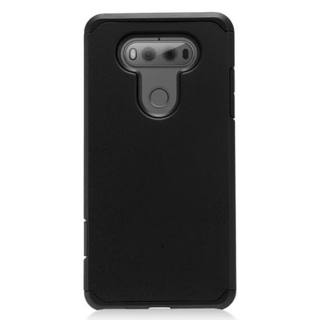 LG V20 Case, by Insten Dual Layer [Shock Absorbing] Protection Hybrid Hard Plastic/TPU Rubber Case Cover for LG