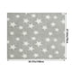 thumbnail image 3 of Manta de Franela Gris Pequeña de 68 X 99 Cm, Ligera, Suave y de Forro Polar, con Estampado Bordado, Cálida y Acogedora, Ideal para Oficina, Viajes, Coche | Lavable a Máquina, Duradera, Multitemporada, 3 of 6