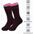 thumbnail image 4 of Glory Max 12-Pack Women's Winter Thermal Heated SOX Ultra Warm Boots Socks Size 9-11, 4 of 7