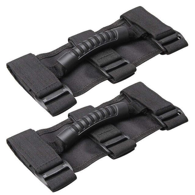 2 piezas de manija de techo de automóvil con manija de PVC, manija automática modificada para reemplazar la manija de techo automática