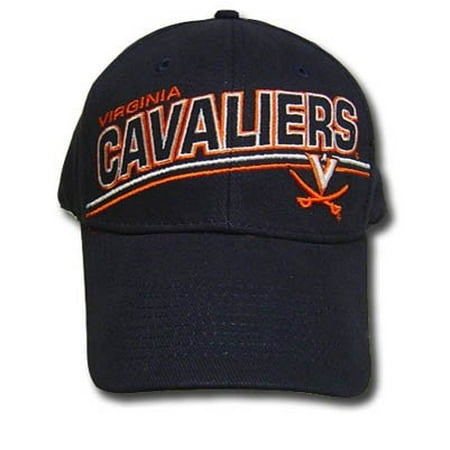 NCAA OFFICIAL VIRGINIA CAVALIERS NAVY BLUE CAP HAT ADJ