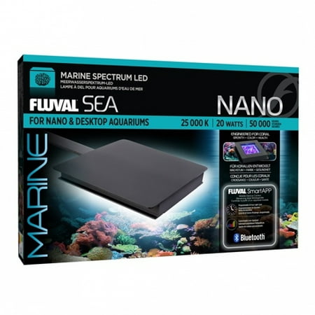 Fluval Sea Marine Bluetooth LED Nano Aquarium Light 20 (Best Marine Tank Lighting)