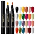 thumbnail image 3 of SDOHIG Water Nail Polish Pen, Air Dry Nail Art Pen with High-Shine Iridescent Finish, No UV/LED Lamp Needed, Emerald Green, Control Brush Tip for DIY, 5ml, 3 of 8