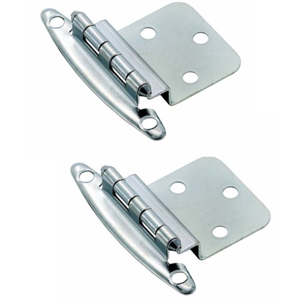 (10 Pack) Free Swing 3/8" Inset/Offset Chrome Hinge Pair (H00930VCHR
