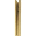 thumbnail image 4 of 4"W x 8"D x 24"H Thin Yorktown Rough Cedar Woodgrain TimberThane Corbel, Primed Tan, 4 of 6