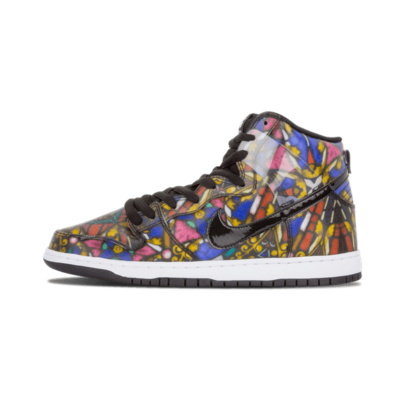 NIKE MENS Dunk HI Pro SB "Concepts Stained Glass" 313171 606 from Stadium Goods