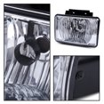 thumbnail image 4 of CROSSDESIGN Front Bumper Fog Lights Assembly Fit for 2004-2012 Chevy Colorado/2004-2012 GMC Canyon/2006-2008 Isuzu Clear Lens Left + Right, 4 of 12