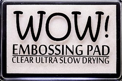Wow Clear Embossing Ink Pad Ultra Slow Drying WV02 and Embossing Pen WV04 - Bundle 2 Items