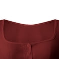 thumbnail image 4 of Womens Tank Tops Button Down Sleeveless Vest Ribbed Slim Fitted Camisole Elegant Dressy Casual Cami Sexy Crop Tops Daily Wear Going Out Tops 2026 Fall Outfits for Women(Red,L), 4 of 9