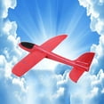 thumbnail image 2 of Mini juguete de avión volador que lanza espuma - 49 cm, rojo, para niños y niños, 2 of 7