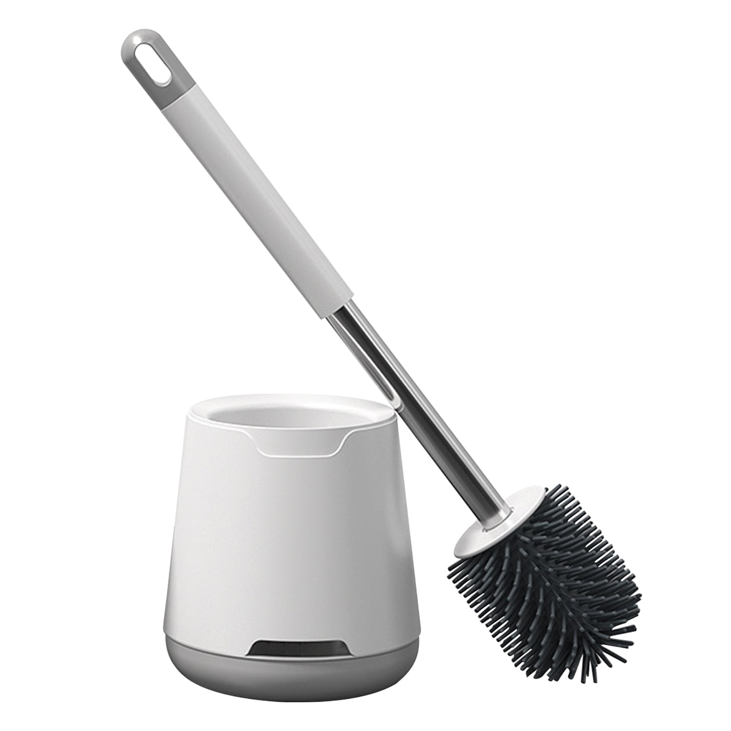 Toilet Brush and Holder Wallmounted/Floorstanding Bristles Toilet