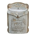 thumbnail image 1 of Tnarru Embossed Wall Mailbox Dropbox Garden Street Porch Farmhouse Hanging Post Box Retro Gray, 1 of 8