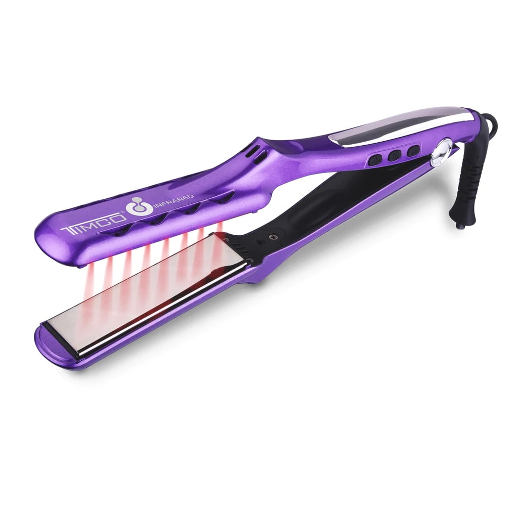 Plancha De Cabello Timco Infrared Lm-125 Morada Timco Lm-125