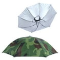 thumbnail image 4 of Umbrella Hat, Umbrella  Fashionable And Practical Exquisite Workmanship With Drawstring For Fishing Out-going, Camping, Hiking Camouflage, 4 of 8