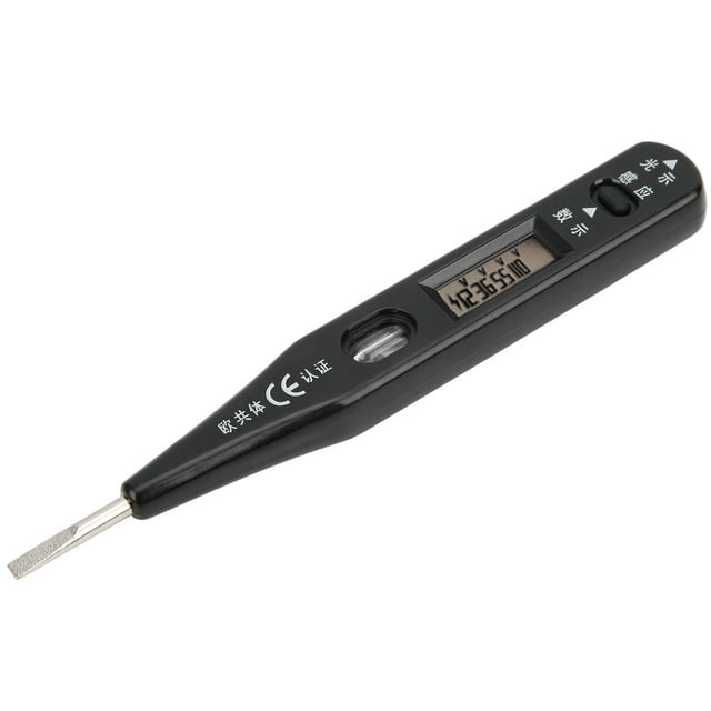 Probador eléctrico detector de voltaje de CA preciso probador de voltaje de pluma con pantalla LCD digital para medir ANGGREK Otros