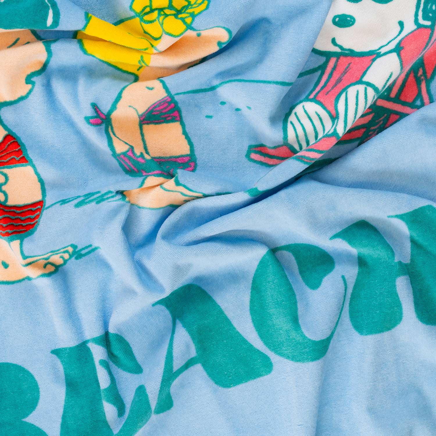 Peanuts Snoopy, Lucy and Sally Life Is Beachy Character Beach Towel, 34" X 64"