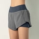 thumbnail image 3 of Shorts Mujer Mujeres Pantalones cortos para correr 2 en 1 con bolsillo Cintura ancha Capa de cobertu TOMSHOO Shorts Mujer, 3 of 7