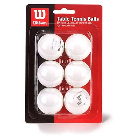 Wilson White Table Tennis Balls