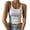 White-Short, variant on UVN Tank Tops for Women Ribbed Knit Sleeveless Tops Casual Camisoles Slim Fitted Basic Tank Tops