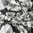 thumbnail image 5 of Ambesonne Vintage Window Valance, Monochrome Apple Blossoms, 54" X 18", Charcoal Grey White, 5 of 5