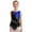 Blue, variant on Girls Sparkling Ballet Dance Dress Gymnastics Leotard Sleeveless Figure Ice Skating Bodysuit Fluorescent Yellow 8
