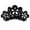 Black, variant on Clips Hair Jaw Clips Barrette Non Grip Clamps Styling Brown