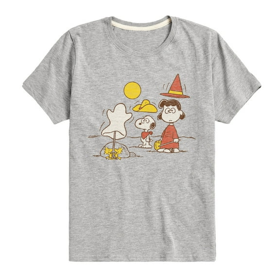Peanuts - Snoopy And Lucy - Toddler & Youth Short Sleeve Graphic T-Shirt