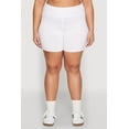 thumbnail image 4 of Womens Plus Size High Waist Bike Shorts, 4 of 5