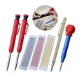 thumbnail image 4 of KLKCMS Portable Refill Cutting Ruler Household Mark Pen for Office Garden Carpenter Set 2, 4 of 9