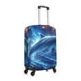 thumbnail image 3 of Haiem Beautiful Ocean Dolphin Luggage Cover Printed Suitcase Covers for Luggage Elastic Washable Suitcase Protector Fits 18-32 Inch Luggage-Large, 3 of 9