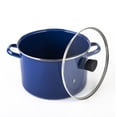 thumbnail image 1 of Olla Recta 26 cm Peltre con Tapa Vidrio Azul Inducción Cinsa, 1 of 3