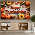 thumbnail image 5 of LUUFILx Thanksgiving Banner Autumn Harvest Pumpkin Scene Background Photography Props Happy Thanksgiving Holiday Party Decorations Backdrop Welcome Banner, 5 of 8