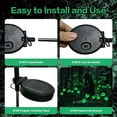 thumbnail image 7 of 2 Pack Solar Scary Eyeball Lights 16LED Halloween Garden Lights Green Spooky Lights Waterproof Halloween Stake Lights Halloween Outdoor Decorations for Pathway, 7 of 7