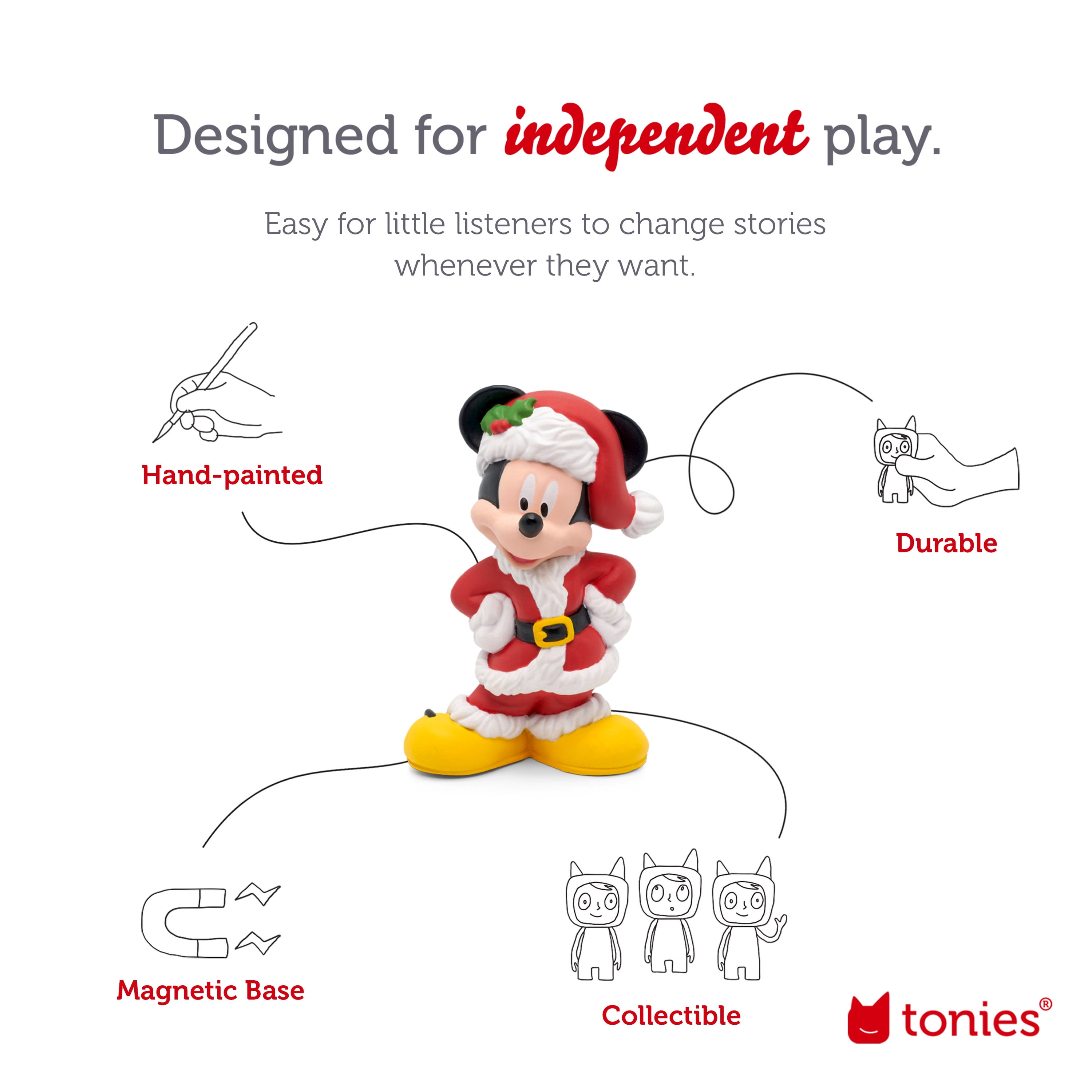 Tonies - Disney Mickey Mouse Audio Audiobook Play Figurine New Sealed  Toniebox
