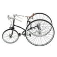 thumbnail image 1 of Bicicleta de metal en miniatura perfke modelo vintage triciclo, 1 of 9