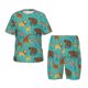 thumbnail image 1 of Fotbe Cute Animals Pijama Estampada de 2 Piezas para Niños – Ropa de Dormir de Manga Corta Cómoda para Niños y Niñas, Camiseta y Shorts de Algodón-Medium, 1 of 6