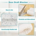 thumbnail image 3 of Uxcell Tapón de Draft para Puerta de 37", Bloqueador de Draft Ajustable de un Solo Lado, Blanco, 3 of 6