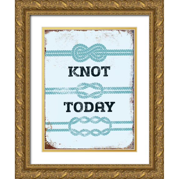 Brando, JJ 12x14 Gold Ornate Wood Framed with Double Matting Museum Art Print Titled - Knot Today