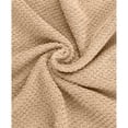 thumbnail image 2 of Feather and Stitch Premium 100% Cotton 6-Piece Towel Set, Taupe – Soft, Plush, and Absorbent Bathroom Towels, 2 of 5