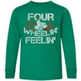 thumbnail image 3 of Inktastic Four Wheeling Mudding Activity Long Sleeve Youth T-Shirt, 3 of 5
