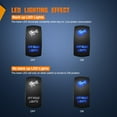 thumbnail image 5 of Nilight 5 Pin SPST Rocker Switch Laser Off Road Lights Blue LED 20A 12V 10A 24V Toggle with Jumper Wires for Light Bar Truck Boat ATV UTV RV, 5 of 9