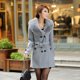 thumbnail image 2 of Abrigo de lana con solapa de invierno para mujer, chaqueta de trinchera, abrigo de manga larga, prendas de vestir Fridja  BV0+2193, 2 of 5