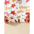 thumbnail image 6 of Bagilaanoe Newborn Baby Girl Boy New Year Rompers Star Letter Print Long Sleeve Bodysuits 3M 6M 12M 18M 24M Infant Casual One Piece Jumpsuits, 6 of 9